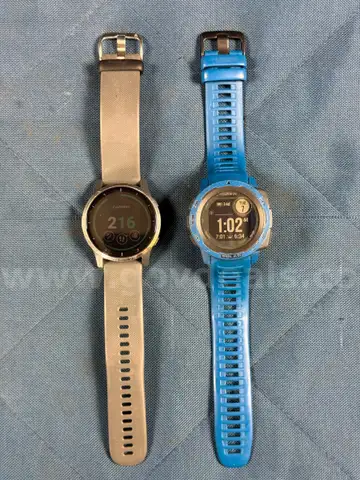 2 - Garmin Smart Watches (Unlocked) Models: VivoActive 4 and Instinct Solar (Both Power On)