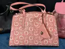 6 - Fashion Bags, Clutches, Purses and Wallet Labeled as Coach, Michael Kors, DKNY, and Guess