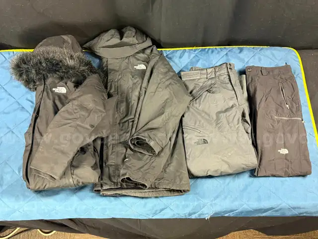 4 - Fashion Clothing Items Labeled as The North Face