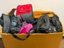 Large Box of Backpacks and Bags