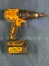 2 - DeWalt Cordless Power Tools with 2 - Batteries and Charger (All Power On)