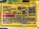 2 - DeWalt Cordless Power Tools with 2 - Batteries and Charger (All Power On)