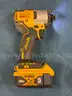 2 - DeWalt Cordless Power Tools with 2 - Batteries and Charger (All Power On)