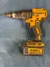 2 - DeWalt Cordless Power Tools with 2 - Batteries and Charger (All Power On)