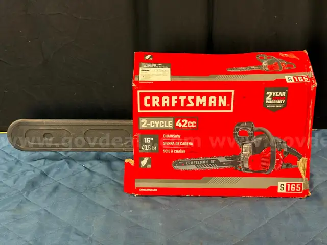 Craftsman 2-Cycle 16&#x22; Gas Chainsaw, Model: CMXGSAMCN4216 in Box (Unable To Test)