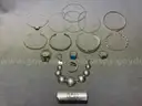 Lot of Sterling Silver, 224.35 Grams Total Weight