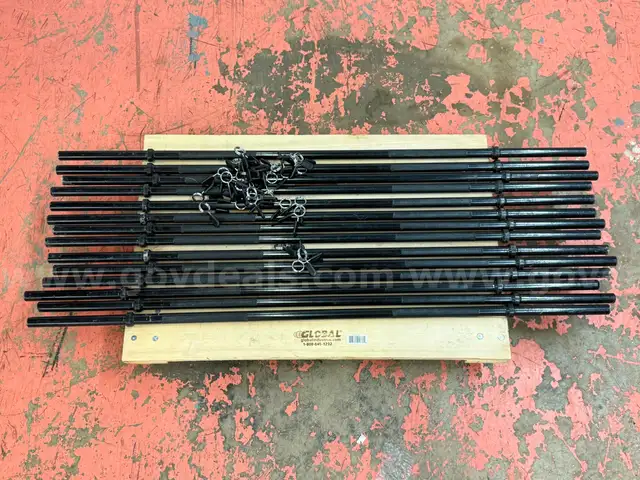 14 - 54&#x22; Unknown Brand Standard Weight Bars with 28 - Spring Collars