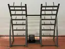 Troy Barbell &#x26; Fitness Barbell &#x26; Weight Plate Storage Rack with Storage Container