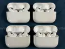 4 - Apple AirPods Pro Gen 2 with MagSafe Charging Cases (USB-C) Model: A2968 (All Power On)