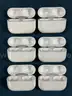 6 - EMPTY Apple Airpod Charging Cases, Models: A2968 (Untested)