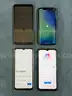 4 - Cellphones (User Locked): 1 - Apple, 1 - LG, 1 - ZTE, and 1 - T-Mobile (All Power On)