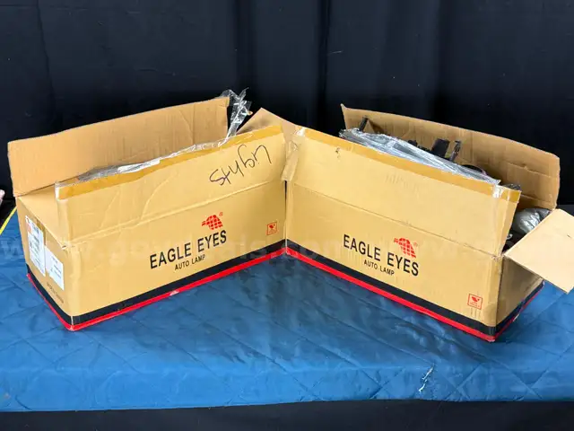 Pair of Eagle Eye HD340-A001R Headlights in Boxes