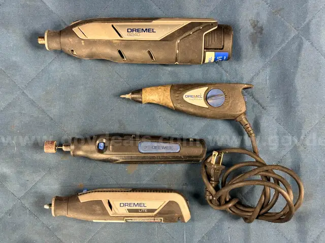 4 - Dremel Power Tools, All Power On