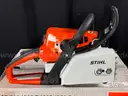 STIHL MS250 18&#x22; Gas Chainsaw with Parts and Accessories (Unable To Test, Unassembled)