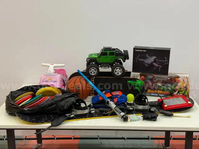 Lot of Misc. Sporting Equipment, Electronics, &#x26; Kids Toys