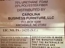 Carolina Business Furniture Lounge Chair with Wheels and Shelf, (L) 27&#x22; x (W) 27&#x22; x (H) 32.5&#x22;