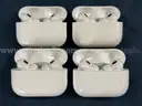 4 - Apple AirPods Pro Gen 2 with MagSafe Charging Cases (USB-C) Model: A2968 (All Power On)