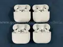 4 - Apple AirPods Gen 4 with Wireless Charging Cases, Model: A3058 (All Power On)
