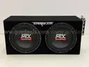 2 - 12&#x22; MTX Audio Subwoofers in MTX Audio Terminator Box with SoundBox Digital Capacitor (Untested)