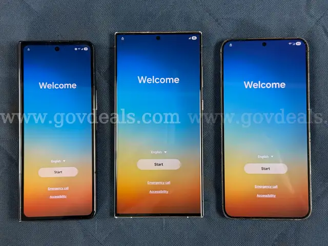 3 - Samsung Galaxy Cellphones (User Locked): Galaxy Z Fold 4, Galaxy S24+, and Galaxy S23 Ultra (All Power On)