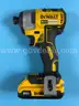 2 - DeWalt Power Tools, 3 - Batteries, 1 - Work Light, and Charger (All Power On)