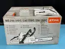 STIHL MS250 18&#x22; Gas Chainsaw with Parts and Accessories in Box (Unable To Test, Unassembled)
