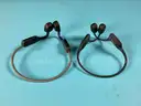 2 - Shokz Bone Conduction Wireless Headphones Models S661 and S806, Both Power On