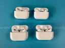 4 - Apple AirPods Pro 2 with MagSafe Charging Cases (Lightning) Model A2700, All Power On