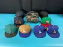 Lids Hat Container with 8 - Fashion Hats Labeled New Era, Puma and Nike