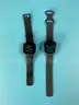 2 - FitBit Smart Watches (Unlocked) with Bands, Both Power On: 1 - Versa 2 Model FB507 and 1 - Sense Model FB512