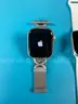 3 - Apple Watches (Unlocked) with Bands, All Power On (Scratched Screens)