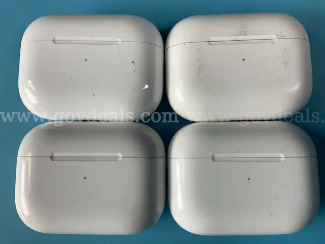 4 - Apple AirPods Pro 2 with MagSafe Charging Cases (USB-C) Model A2968, All Power On