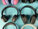 12 - Misc. Bluetooth Over-Ear Headphones, All Power On (Some with Wear and Tear)