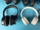 12 - Misc. Bluetooth Over-Ear Headphones, All Power On (Some with Wear and Tear)