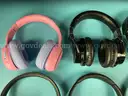12 - Misc. Bluetooth Over-Ear Headphones, All Power On (Some with Wear and Tear)