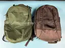 2 - Fashion Backpacks Labeled Lululemon and True Religion
