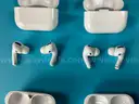 4 - Apple AirPods Pro with MagSafe Charging Cases Model A2190, All Power On