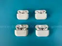 4 - Apple AirPods Pro with MagSafe Charging Cases Model A2190, All Power On