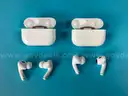 2 - Apple AirPods Pro 2 with MagSafe Charging Cases (USB-C) Model A2968, All Power On