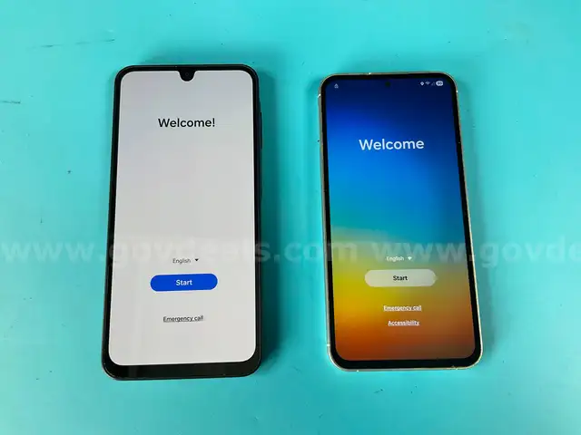 2 - Samsung (User Locked) Cell Phones, Both Power On