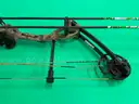 Bear Archery Limitless Compound Bow with Sight and Quiver and 2 - Arrows