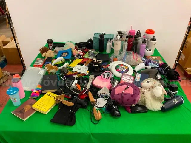 Large Box of Misc. Lost and Found Items