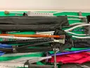 Lot of Misc. Umbrellas, Crutches and Canes
