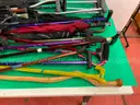Lot of Misc. Umbrellas, Crutches and Canes