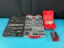 4 - Tools Sets: Milwaukee, Hyper Tough, Autocraft and Power Torque (All Incomplete)