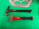 Lot of Misc. Tools with Milwaukee Handcart, Includes 2 - Milwaukee Cordless Power Tools, Both Power On