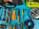 Tool Bag with Misc. Hand Tools and Hardware