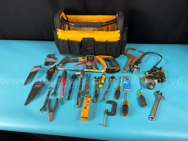 Olympia Tools Tool Bag with Misc. Hand Tools and Hardware