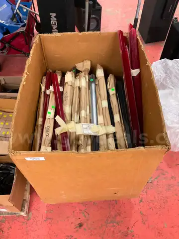 Large Box of Extrusions with Guide Rail System for Airport Runway Lighting (Box and Dolly Not Included)