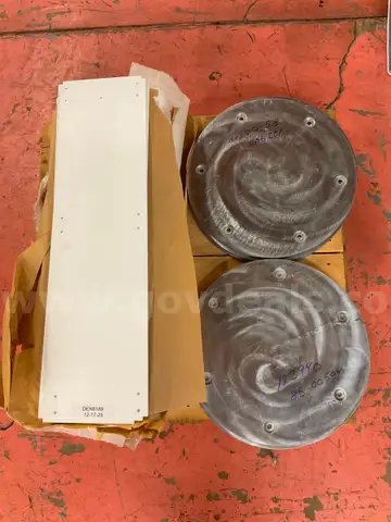 Pallet of Metal Fixtures for Airport Runway Lighting